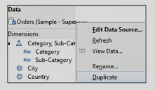 On a chart, a user wants to drill down from Category to Sub- Category. What data transformation should be applied to achieve this functionality? 