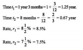Let the Sum is 'I' x.